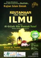 Kajian Islam ILmiyyah “Keutamaan Para Pembawa Ilmu” 04/05/2014