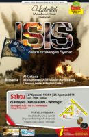 Muhadharoh Ilmiyah Islamiyyah ” ISIS dalam timbangan syariat”  27 Syawal 1435 / 23 -Agustus 2014