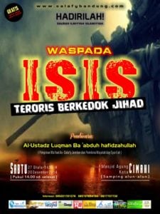 Read more about the article Muhadharoh Islam Ilmiyyah Bandung “Waspada ISIS Teroris Bekedok ISLAM” 20/12/2014