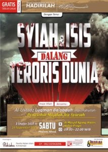 Read more about the article Hadirilah Pengajian Akbar Syiah dan ISIS Dalang Terorisme Dunia , 15/11/2015