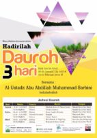 Hadirilah Muhadhoroh 3 hari di magelang 12-15/02/2016