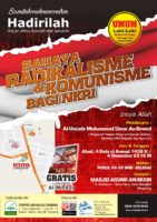  HADIRILAH KAJIAN ILMIAH dengan tema : *BAHAYA RADIKALISME & KOMUNISME BAGI NKRI* 4/12/2016